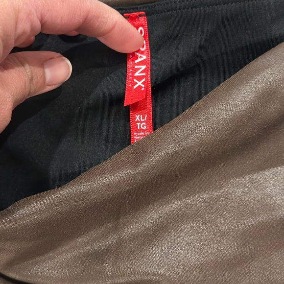 SPANX Chocolate Brown Leggings - Picture 2 of 2